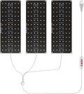 3Head Full Spectrum Cultivation Lamp 5 Level Dimmable Timing 4/8/12Hours Vegs Flowers Hydroponic Fill Lamps Sunlight Seeding Cultivate Light UV IR Greenhouse Tent Potted Succulent Seedling Lighting