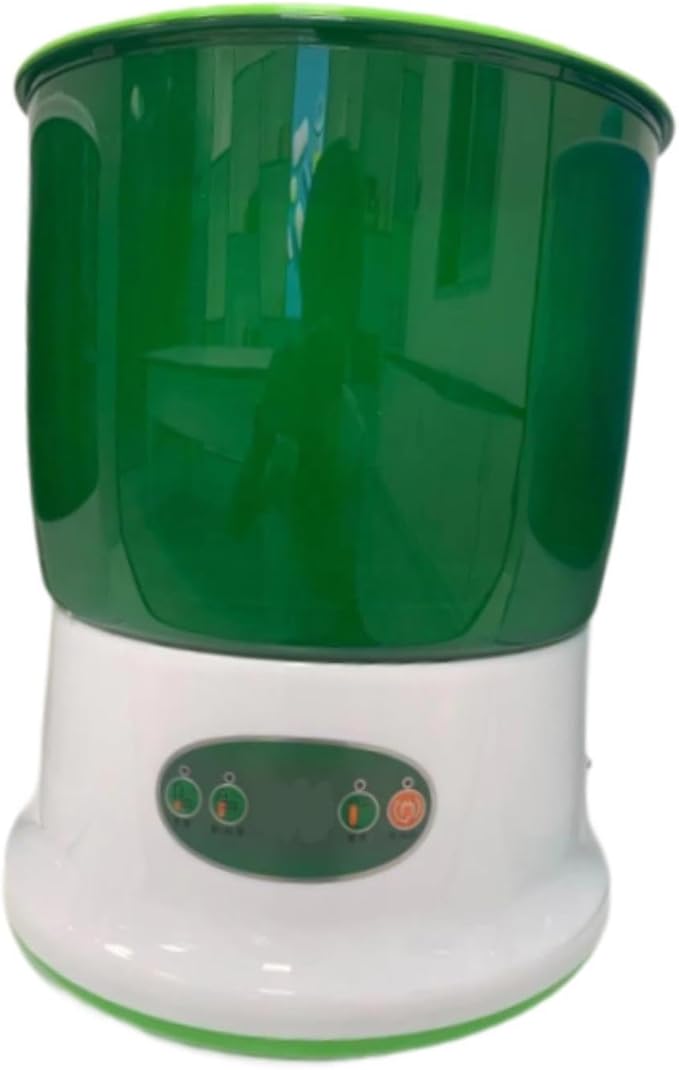 Bean Sprouts Machine360Degree Sprayer Temperature and Humidity Control Seed Sprouter Sprouts Maker for Soybean DIY Planting 3 Layers