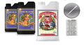 Advanced Nutrients Sensi Bloom A and B 4 Liter with Carboload 1 Liter Bundle with Conversion Chart and 3mL Pipette