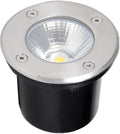 Recessed LED Underground Light Low Voltage Landscape Lights Round Buried Lamp IP65 Waterproof Embedded Spotlight for Driveway Pathway Outdoor Step Lighting