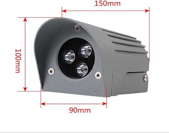 3pcs Led Spot Lights - Outdoor Adjustable Wall Wash Light IP67 LED Waterproof Narrow Beam Spotlight Garden Flood Light with Long Throw(Warm White)