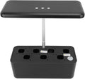 Hydroponics Growing System Kit 7 Pods Indoor Gardening System with 24W Full Spectrum LED Grow Light 3 Smart Light Modes (Black)
