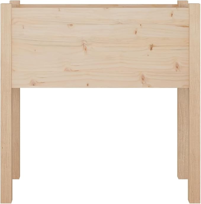 Raised Bed Wood Raised Beds for Garden Wooden Raised Bed Planter Raised Bed Wood Brown Herb Bed Wood Flower Box Flower Box Flower Tub Garden Planter 70 x 31 x 70 cm