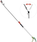 GARTOL Pruner for Garden Cut Upto 1 Inch &amp Hold Telescopic Pole Pruner Fruit Picker with Rotating Blade Head Lightweight Aluminum Extendable Handle for Tree Branch Cutter 3.67-5.45 FT Silver