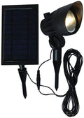 Hampton Bay Solar Black LED Outdoor Spotlight