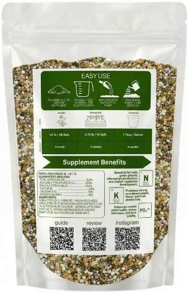 Old Cobblers Farm™ Wicked Growth Asparagus Fertilizer – Balanced Formula for Healthy Spears &amp Strong Root Growth – Supports Early Season Growth (5 lbs | 10 lbs | 15 lbs | 20 lbs) (5 lbs)
