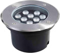Outdoor LED Underground Light - Round Recessed LED Garden Light Outdoor Recessed Spotlight IP66 Waterproof AC24V Low In-Ground Lamp Garden Landscape Lighting(Purple12W)