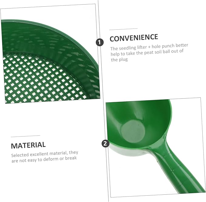 1set Garden Tool Kit Portable Sifter and Shovel for Soil Cultivation Includes Soil Screens Shovels Transplanting Tool and Puncher Lightweight and Gardening Hand