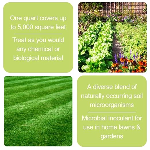 Bio S.I. Lawn &amp Garden Soil Conditioner – Microbial Soil Amendment for Moisture Retention &amp Soil Health – Quart Spray Bottle