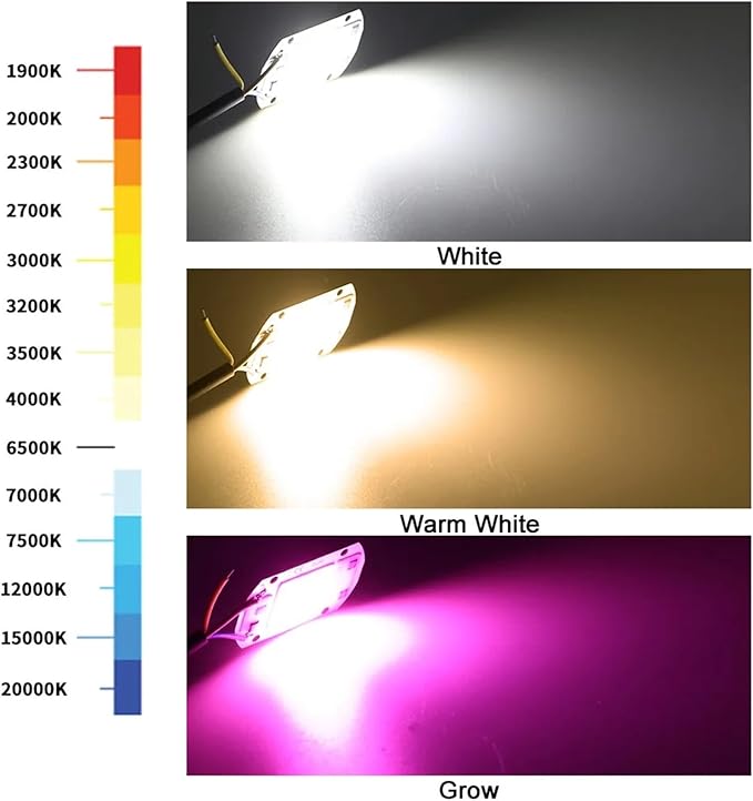 10Pcs/lot LED Chip Diode 110V 220V LED Lamp No Need Driver for Flood Light Spotlight LED Full Spectrum Plant Growth Lamp chip(Grow Light110V_30W)
