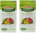 Jobe’s Organics 09526 Organic All Purpose Granular Fertilizer 4-4-4 4 lb (Тwo Рack)