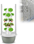 Indoor Herb Tower Hydroponics Growing Systems Hydroponic Setup Garden Detachable Colonization Cups Home Garden Farm Greenhouse C(28Pots)
