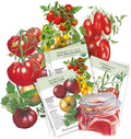 Botanical Interests: Heirloom Tomato Seed Bundle - 8 Individual Seed Packets: Non-GMO Organic &amp Heirloom Tomato Seeds: Diverse Slicing Sauce and Cherry Varieties