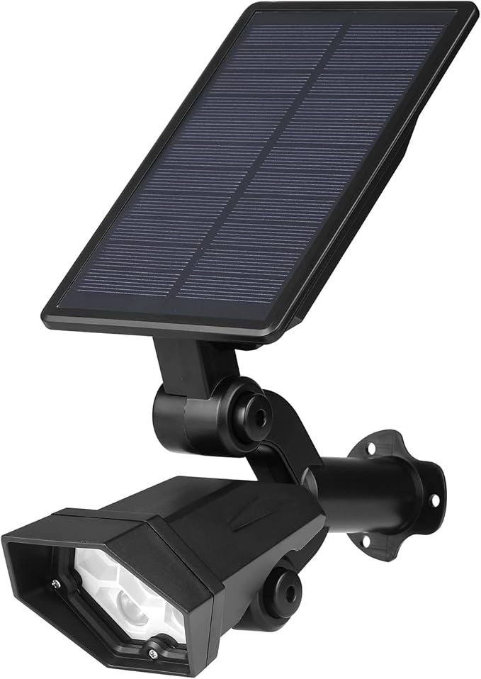 Solar Garden Spotlights 2 PCS Outdoor Landscape Lighting Warm White LED with Battery Powered Auto On/Off - Adjustable Angle Dual Installation for Lawn Patio Yard