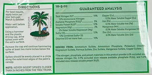 JOBES Palm FERT Spikes (Pkg of 2)