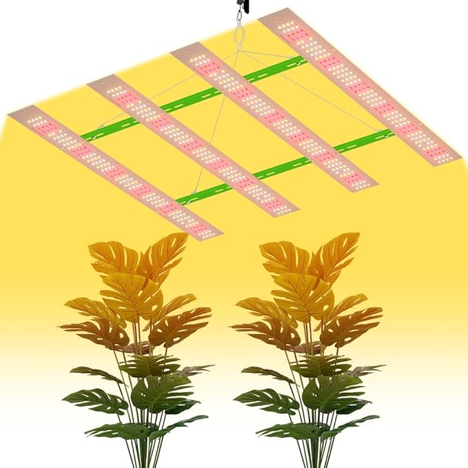 800W Full Spectrum Growing Lights 100-277V Hydroponic System Lamps UV/IR Seedings Fill Lamp Sunlight Greenhouse Vegs Succulent Flowers Moss Fruits Potting Cactus Lighting US Plug with Hook Hanging