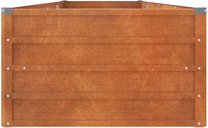Garden Raised Bed Rusty Corten Steel Large Heavy Weight Endurance Gardening Pots &amp Planters 151962