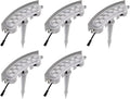 Lights OutdoorSmall Landscape Spotlights LED Low Voltage Landscape Tree Ring Lights for Park Lawn(Warm White LightPack of 6) (Yellow 5)