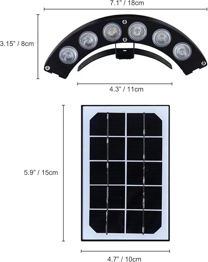 Kiven 5W LED Indoor/Outdoor Waterproof Spotlight Cordless Solar Porch Light Rechargeable Accent Light for Plants Porch Garden Rooftop(Cool White)