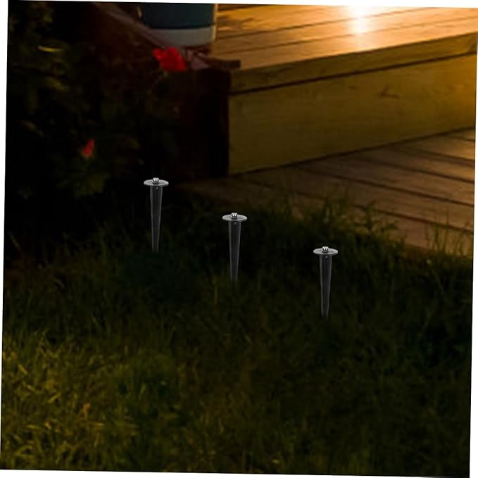 balacoo 30pcs Solar Lamp Stakes Lightweight Weatherproof Ground Support for Garden Lights Replacement Spikes for Outdoor Landscape Lighting