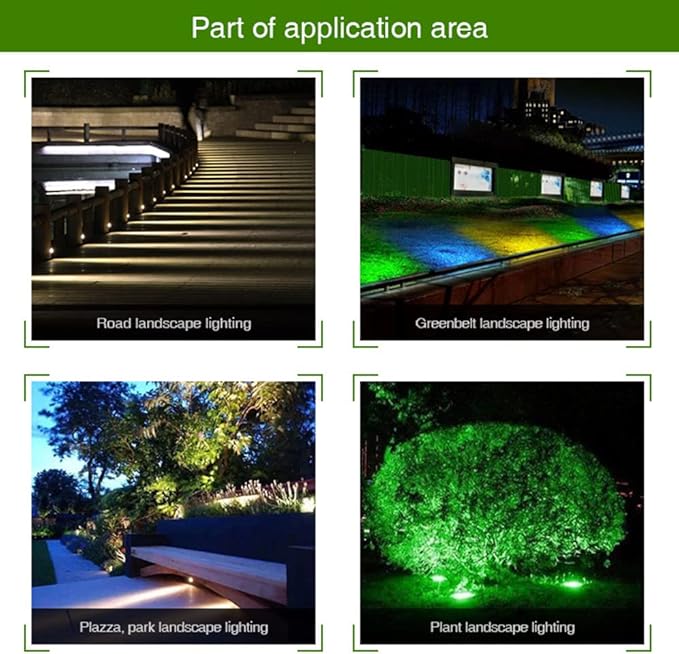 LGIDTECH FUTC02 Miboxer 9W RGB+CCT Outdoor LED Garden Spotlight AC 110V 16 Million Colors ChangingColor Temperature Adjustable.Smartphone APP Can't Control Directly
