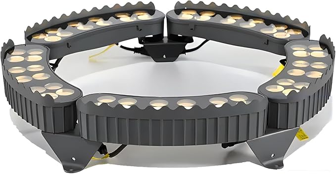 Outdoor Lights LED Low Voltage Landscape Tree Ring Lights Landscape Spotlights for Courtyards Park Lawn(Warm White LightPack of 5)