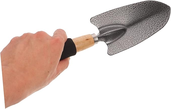 POPETPOP Professional Garden Tool Set 5-Piece Kit Shovel Rake and Spade for Excavation Weeding