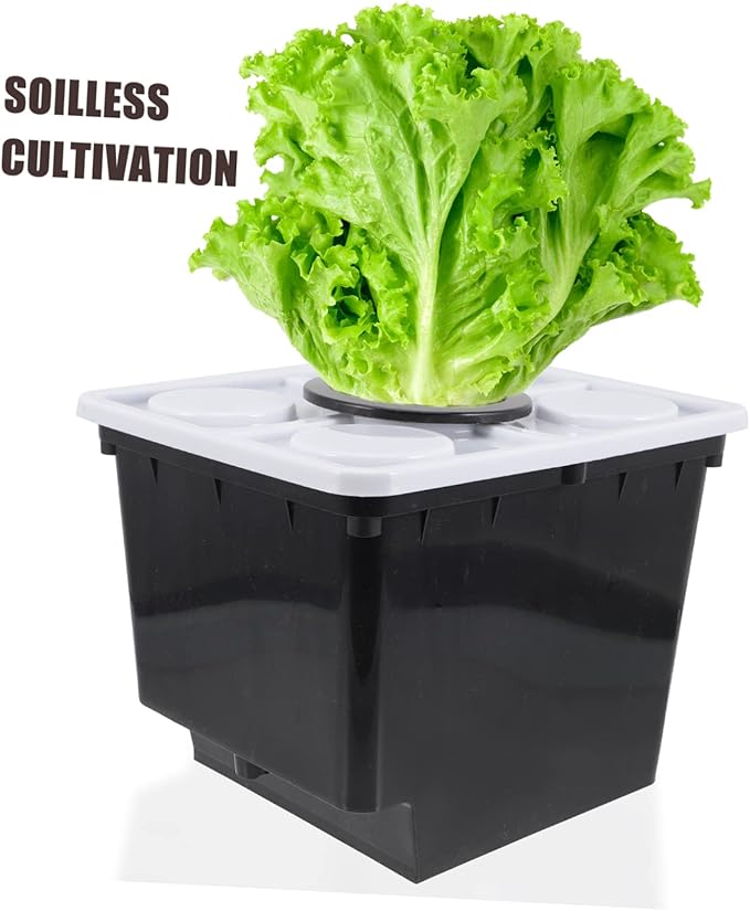 POPETPOP Hydroponic Vegetable Planting Bucket Soilless Cultivation Container for Greenhouse with Lid Design for Growing Healthy Fruits and Vegetables for Indoor and Outdoor Use