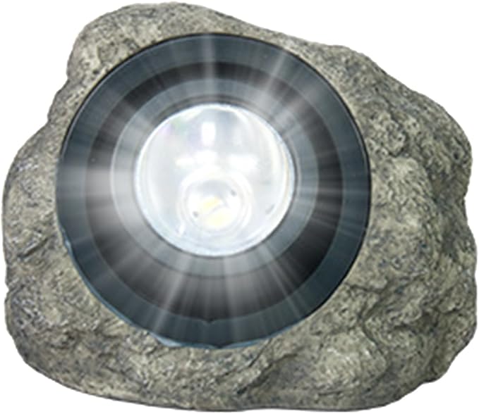 Solar Spotlight – Garden Stone LED Outdoor Spot LightSolar Powered Rock Lamp Warm Glow Illumination Weather-Resistant Build Easy Placement Eco-Friendly Energy Saving |Solar Lighting