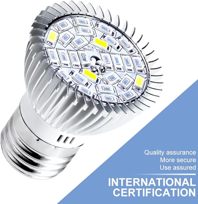 150W Full Spectrum Red Blue Hydroponic Bulbs AC100-277V Indoor Fruit and Flower Planting Lamping UV/IR Red and Blue Lamps Hydroponic Potted Moss Fill Bulb 110v Greenhouse Tent Vegetable Flowers Fruit