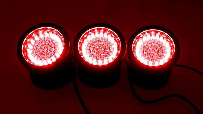 Ocean Mist QL34-60Cx3 Magic Pond Landscape and Water Feature Spotlight 60 LED Color Changing Lights - 3-Pack