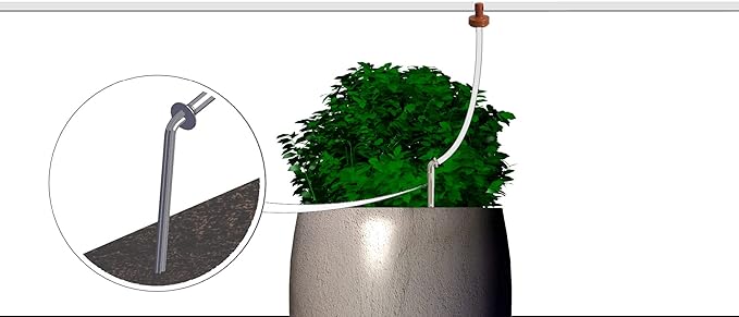 Galcon Balcony kit 9001BT Bluetooth Irrigation for Containers and Hanging Flowers Baskets Automatic Plant Watering System for Patio Balconies Hydroponics &amp Roof Plants Water Saving Drip-Feed