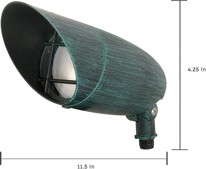 Nuvo Lighting SF76/657 Transitional One Light Landscape in Verde Finish 11.50 inches