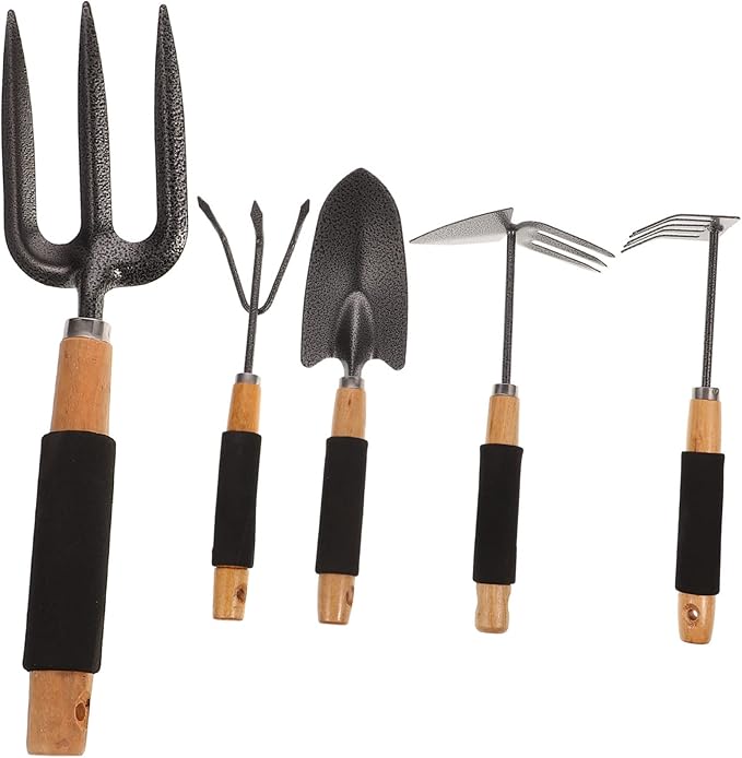 Ergonomic Garden Tool Set 1 Set of Shovels Rakes Trowels Weeding Tools Ideal for Outdoor Planting