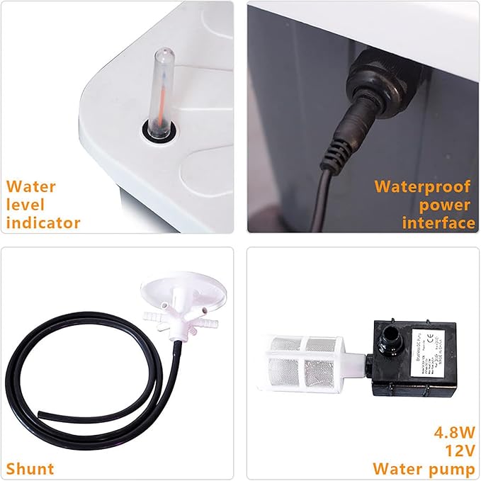 GeRRiT Hydroponics Growing System for Indoor Gardening - Vertical Aeroponic Tower Garden to Grow Herbs Fruits &amp Vegetables - Aero Gardening System Hydroponic Kit with 45 Grow