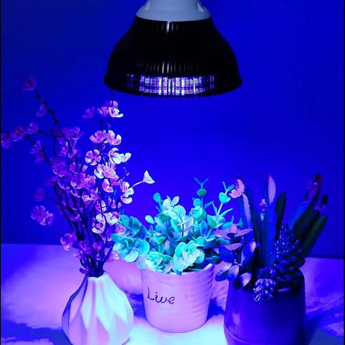 Antony Blue LED Plant Grow Light Bulb 36W Plant Growing Lamps for Greenhouse and Hydroponic E26 Full Spectrum Plant Growing Light Lamp for Bloom and Fruiting.