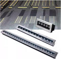 Underground Light LED - Rectangular Linear Underground Lighting Panel Outdoor Embedded LED Spotlight IP66 Waterproof Corridor Aisle Light Stair Step LightingGreen 36w