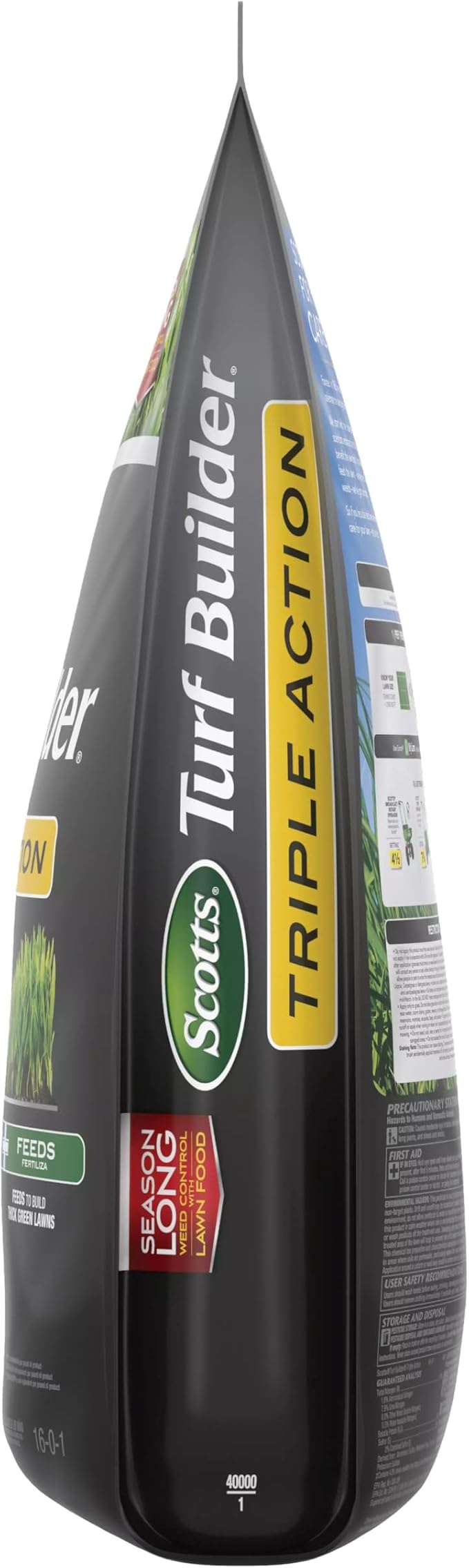 Scotts Turf Builder Triple Action Weed Killer and Preventer Plus Lawn Fertilizer 4000 sq. ft. 20 lbs.