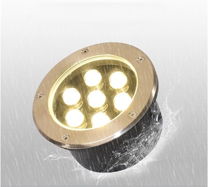 LED Ring Fountain Light - 12V Waterproof Submersible Landscape Spotlight for Garden and Pool