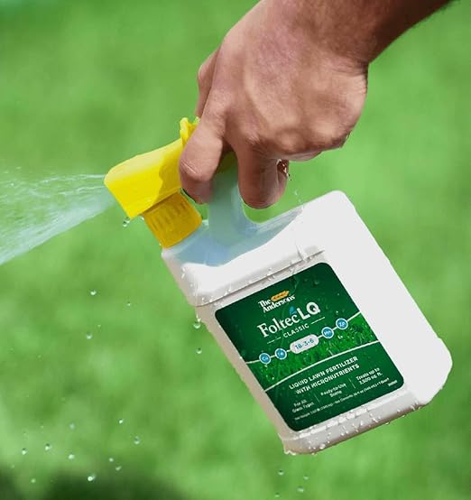 The Andersons Foltec LQ Classic 18-3-6 Liquid Lawn Fertilizer with Micronutrients Copper Iron Manganese and Zinc - Treats up to 3500 sq ft (32 fl oz)
