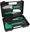Garden Tools Set Gardening Hand Tools Ergonomic Handle Shovels Yard with Storage Tote Bag Utility Tools for Lawn Agricultural 5Pcs 29x19x7cm(5pcs 29x19x7cm)