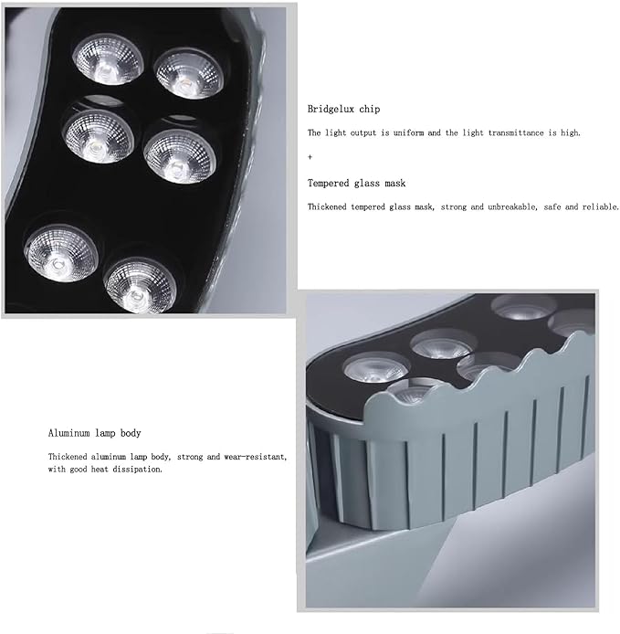 Tree Hugging Lights - Tree Surrounding Lights AC220V LED Ring Tree Spotlights IP65 Waterproof Outdoor Waterproof Pillar Lights Garden Courtyard Colored Landscape Lamp(A-Warm White5PCS(60W))
