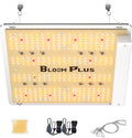 Bloom Plus LED Grow Light BP1000 for Indoor Plants Full Spectrum Grow Lamp with 336 High-Efficiency Diodes 2x2 ft Coverage for Seedling Vegetables and Flowering