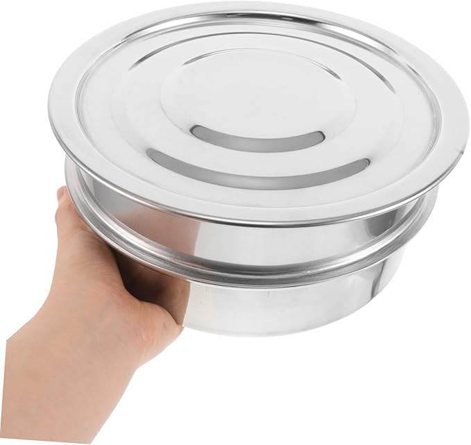 1 Set Stainless Steel Sprouting Kit with Lid Space Efficient Stackable Trays for Quick Sprouting of Alfalfa Broccoli and Beans for Home Commercial Use