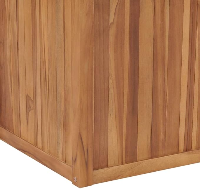 Wooden Garden Raised Bed Outdoor Garden Bed Planter Box Outdoor Raised Bed for Plants Vegetables Herbs and Flowers 39.4x19.7x19.7 Solid Wood Teak-586