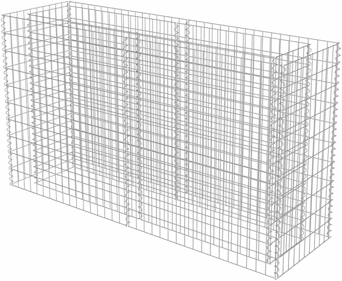 Galvanized Steel Raised Garden Bed 70.9x70.9x39.4 in Large Outdoor Planter Flower Bed Rustproof Rectangular Elevated Bed for Backyard Patio Lawn