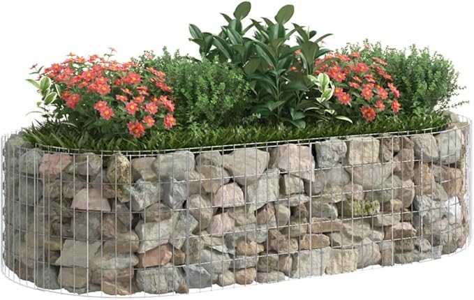 Gabion Raised Bed Galvanized Iron 78.7x39.4x19.715.95 KG152040