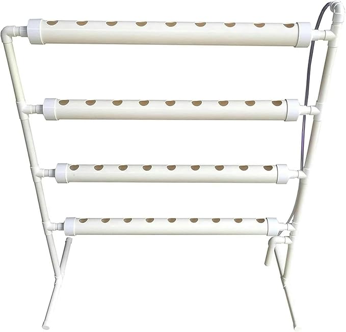 Hydroponics Growing System Hydroponic Grow Kit 36 Holes Pipe Grow Kit Indoor Greenhouse Planting Box Gardening System Nursery Pot Hydroponic Rack Hydroponic Tower