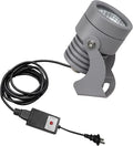 Kiven IP65 Waterproof LED Landscape Mini Up Down Ligh LED Decorative Spotlight Lamp with Plug-in Cord and Timer for Indoor Outdoor Yard Step Statue LED Lawn Light (3W Warm White)