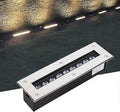 Outdoor LED Underground Light Rectangular Ground Light AC85-110V Embedded Spotlight IP66 Waterproof for Garden Driveway Deck Patio Step Stair Landscape Lighting